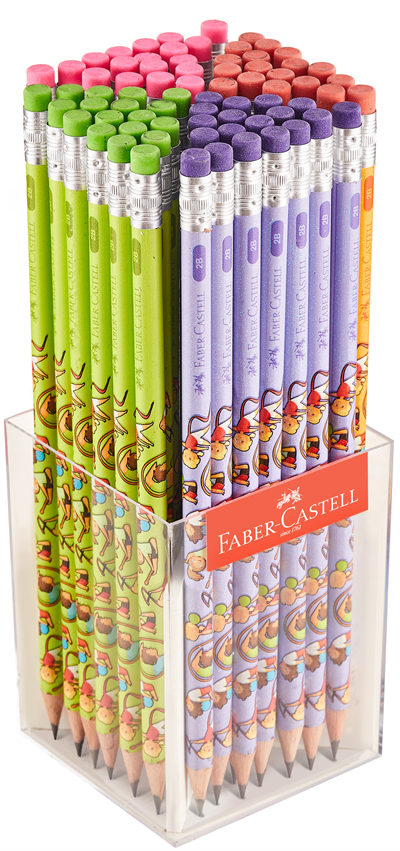 FABER KURŞUN KALEM SİLGİLİ JİMNASTİK 2B 72 Lİ (FSC) 5244000032000