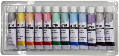 FATİH AKRİLİK BOYA 12 ML 12 RENK TÜP FA50501AB12