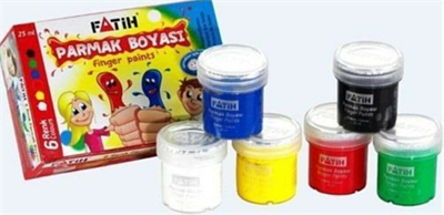 FATİH PARMAK BOYASI 6 RENK NEON FA50002PB6R