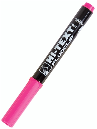 Hi-Text Fosforlu Kalem Pembe 7000P