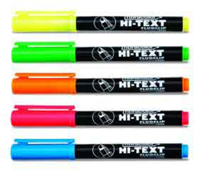 HI-TEXT FOSFORLU KALEM KALEM TİPİ TURUNCU 7000T