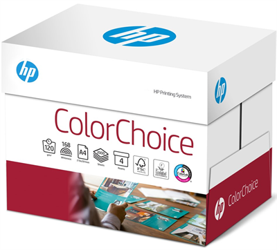 HP FOTOKOPİ KAĞIDI COLOR CHOICE A4 120g 250 Lİ