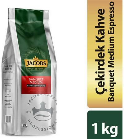 JACOBS ESPRESSO BANQUET ÇEKİRDEK KAHVE 1000g 4055439