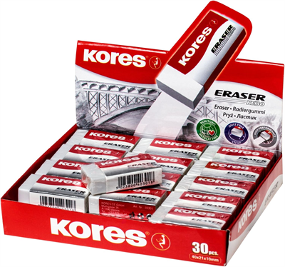Kores Silgi  Ke30  40X21X10Mm Beyaz  40301