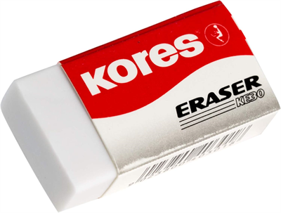 Kores Silgi  Ke30  40X21X10Mm Beyaz  40301