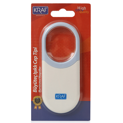 Kraf Işıklı Cep Tipi Büyüteç 311G