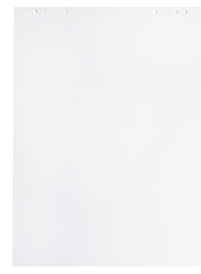 Kraf 702G Flipchart Kağıdı Rulosu ($64\times90\text{ cm}$ - 100 Yaprak / Akıllı Perforeli Üstten Koparmalı Mobil Yazı Tahtası Bloğu)