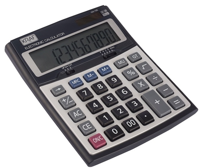 KRAF HESAP MAKİNESİ MASAÜSTÜ 12 HANE HM-155