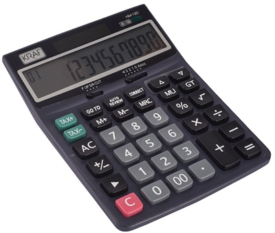 Kraf HM-120 Masaüstü Hesap Makinesi - 12 Hane (TAX Fonksiyonlu)