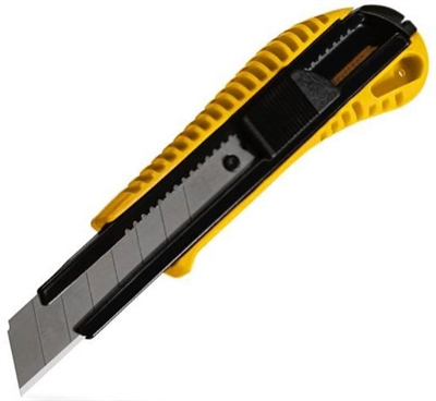 Kraf 629G Geniş Maket Bıçağı - Plastik Gövde Metal Ağız