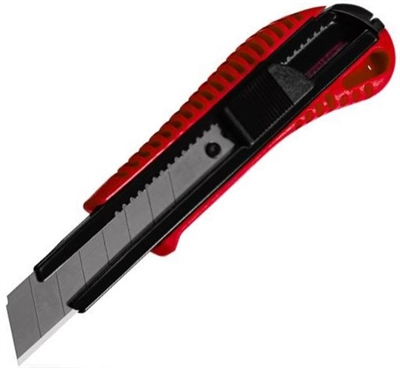 Kraf 629G Geniş Maket Bıçağı - Plastik Gövde Metal Ağız