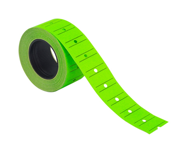 Kraf Motex Fiyat Etiketi 12x21 mm - Fosforlu Yeşil