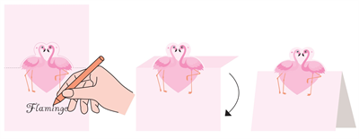 Kraf Flamingo Serisi Not Defteri - 76x127 mm (50 Yaprak)