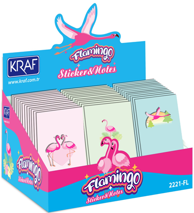 Kraf Flamingo Serisi Not Defteri - 76x127 mm (50 Yaprak)