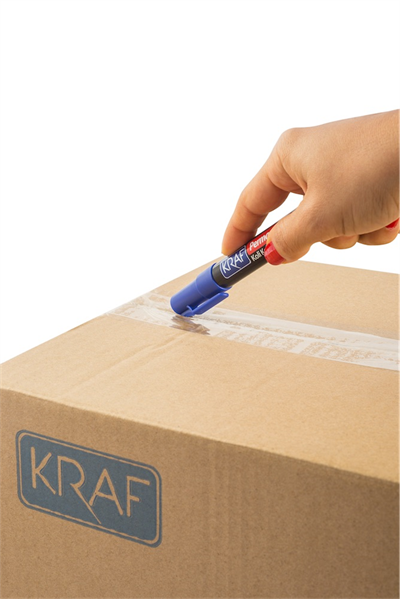 Kraf Permanent Markör Kesik Uç 230 Mavi