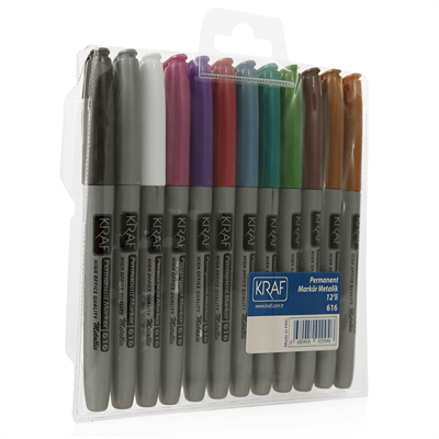 KRAF PERMANENT MARKÖR METALİK 12 Lİ 616G