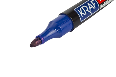 Kraf 220 Permanent Markör Yuvarlak Uç - Mavi