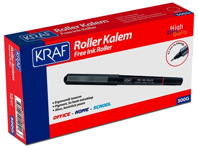 Kraf 300G Roller Kalem 0.7 mm - Kırmızı