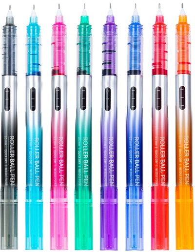 Kraf Enjoy 299 İğne Uç Roller Kalem Seti - 0.5 mm (8 Renk)