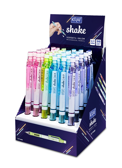 Kraf Versatil Kalem Shake 0.7 36lı MP-105
