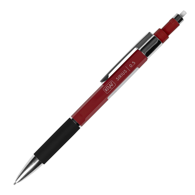 Kraf Versatil Kalem Sirius 0.5 mm MP-120 Bordo
