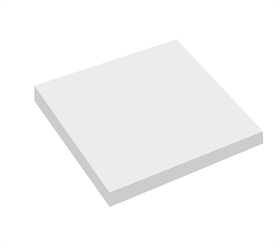 Kraf Şeffaf Yapışkanlı Not Kağıdı - 76 X 76 Mm (50 Yaprak)