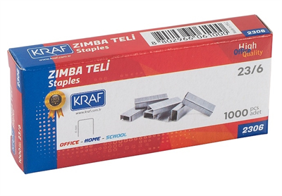 Kraf 23/6 Zımba Teli - 1000li Paket