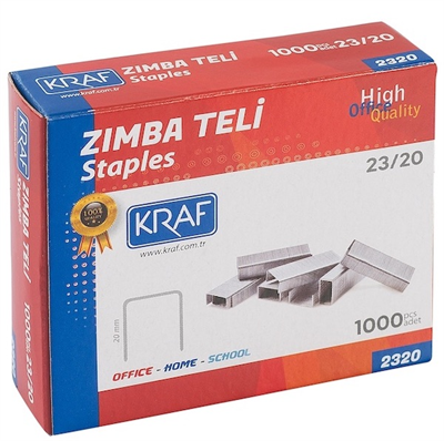 Kraf 23/20 Zımba Teli (1000li Paket)