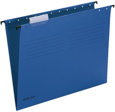 Leitz L-6515 V-Tabanlı Askılı Dosya Mavi (Profesyonel Kurumsal Arşiv, Ağır Sanayi Havuz ve Evrak Kabini Nizam Serisi)