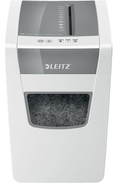 Leitz IQ Home Office Slim P4 Evrak İmha Makinesi (10 Yaprak Kapasiteli - 8001)