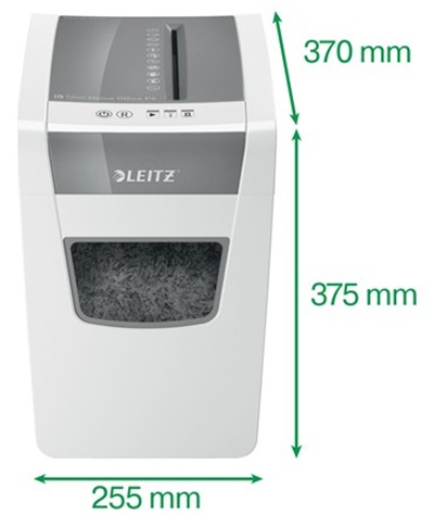 Leitz IQ Home Office Slim P4 Evrak İmha Makinesi (10 Yaprak Kapasiteli - 8001)