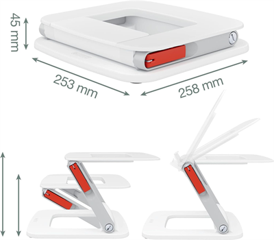 Leıtz Laptop Standı Ergo Çok Açılı L-6424 Beyaz