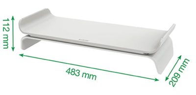 Leıtz Monitör Standı Ergo Ayarlanabilir L- 6504 Gri- Beyaz