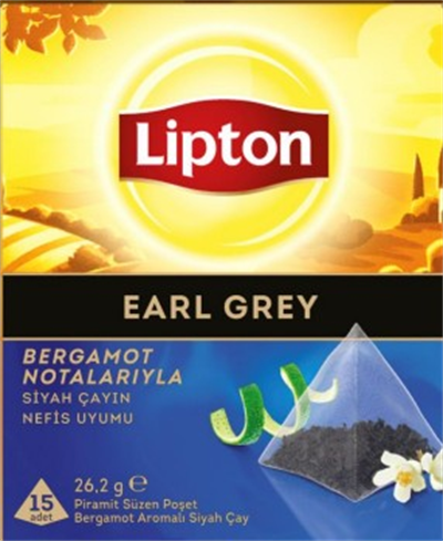 Lipton Earl Grey Bardak Poşet Çay 15li Paket (26.2 g)