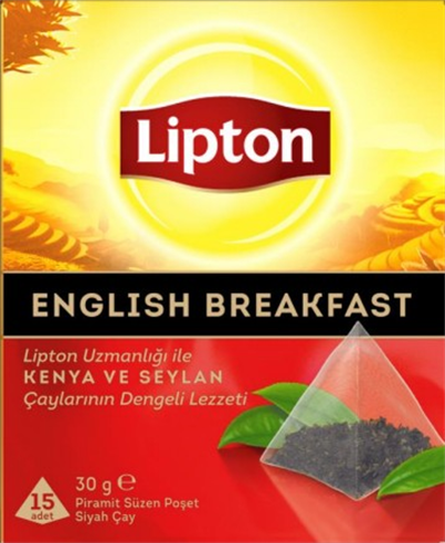 Lipton English Breakfast Bardak Poşet Çay (15li Paket - 30 gr)