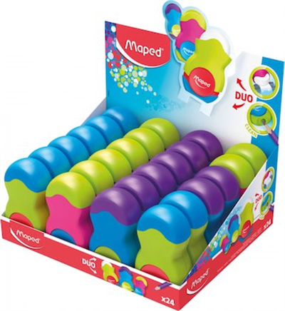MAPED KALEMTIRAŞ LOOPY RENKLİ TEK DELİKLİ SİLGİLİ DISPLAY 49121