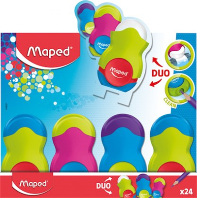 MAPED KALEMTIRAŞ LOOPY RENKLİ TEK DELİKLİ SİLGİLİ DISPLAY 49121