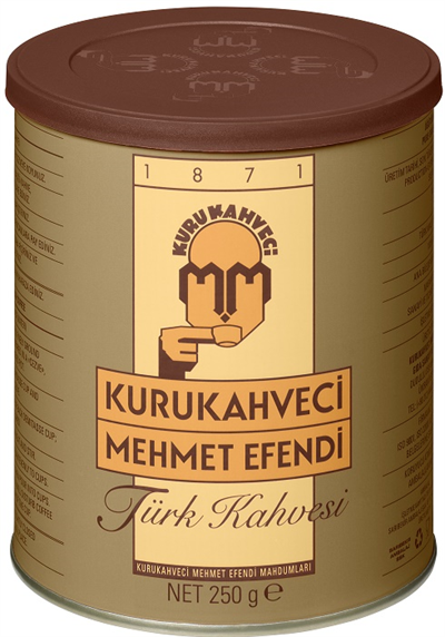 MEHMET EFENDİ TÜRK KAHVESİ 250 GR TENEKE KUTU