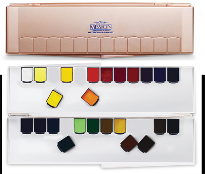 Mission Gold Class Sulu Boya Tablet Set (24 Renk)