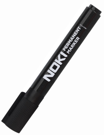 NOKİ PERMANENT MARKER KESİK UÇ SİYAH 1800PCS