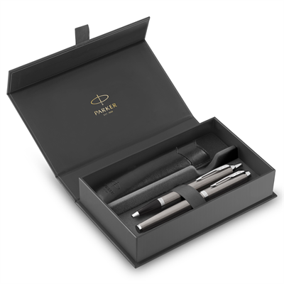 PARKER DOLMA KALEM + TÜKENMEZ KALEM KILIFLI IM SS CT DUO SET 2214458