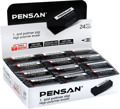 PENSAN SİLGİ PSS-24S 24 LÜ SİYAH