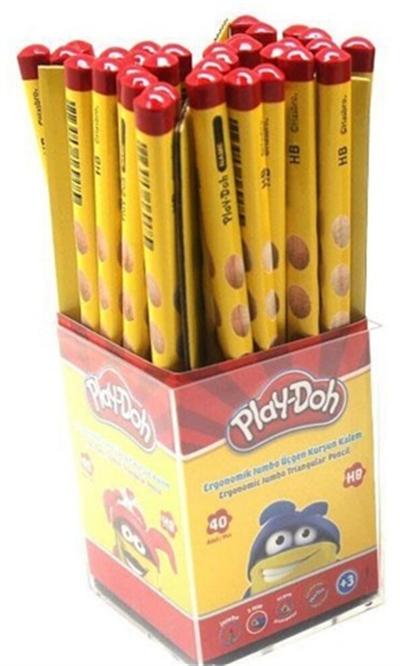 Play-Doh Oluklu Jumbo Üçgen Kurşun Kalem – KK014