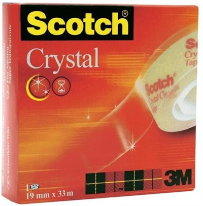 Scotch Kristal Bant (19MMX33M - Şeffaf Ofis Tipi)