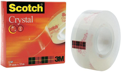 Scotch Kristal Bant (19MMX33M - Şeffaf Ofis Tipi)