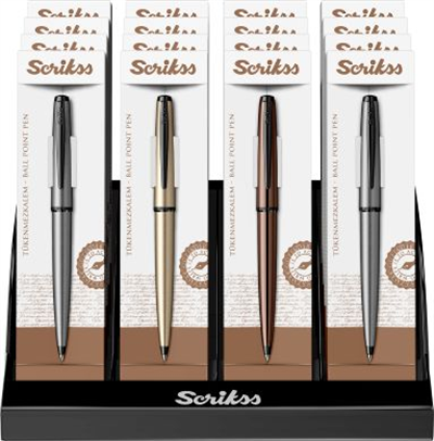 SCRIKSS TÜKENMEZ KALEM 78M 16 LI STAND COLOR