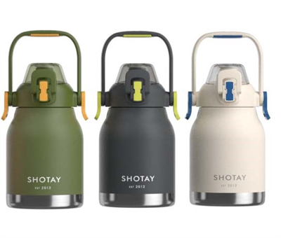 Shotay Matara Çelik Termos 1000 Ml Phone Holder Sht-St-8250