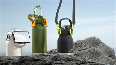 Shotay Matara Çelik Termos 1000 Ml Phone Holder Sht-St-8250
