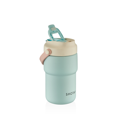 SHOTAY MUG MATARA ÇELİK TERMOS 450 ML ASKILI PASTEL RENK (4 ASS.) SHT-ST-8099