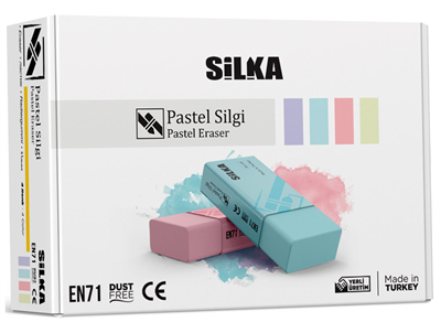 SİLKA SİLGİ NEON 4 RENK 30 LU ART.23